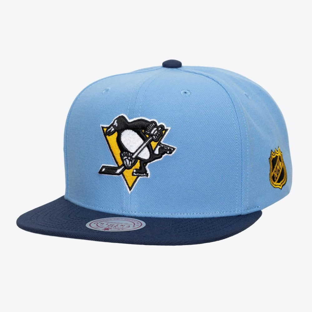 Pittsburgh Penguins Mitchell & Ness Legendary Home Snapback Hat Discount