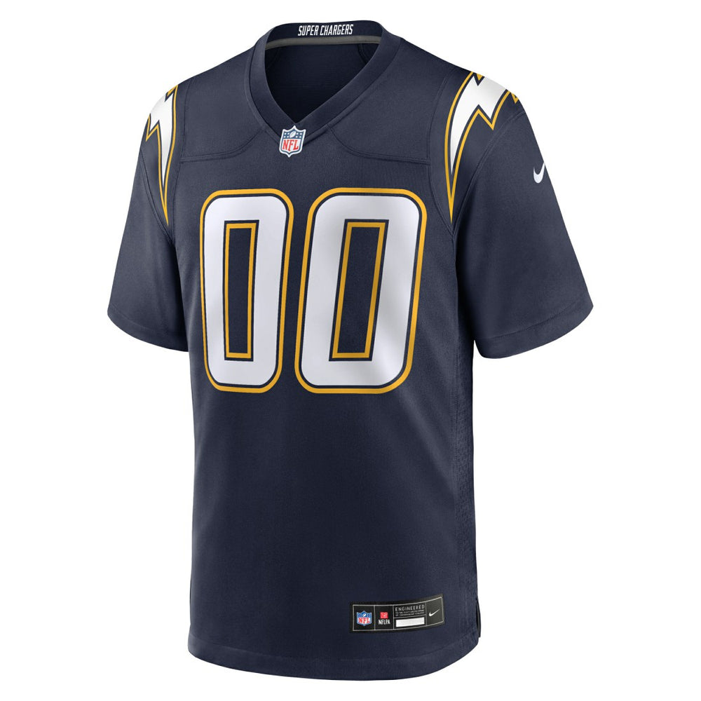 Los Angeles Chargers Nike Alternate Super Chargers Game Custom Jersey