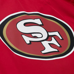 San Francisco 49ers Mitchell & Ness Coaches Full-Snap Hooded Windbreaker Jacket