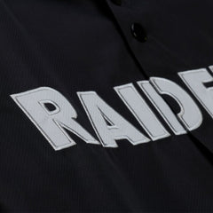 Las Vegas Raiders Mitchell & Ness Coaches Full-Snap Hooded Windbreaker Jacket