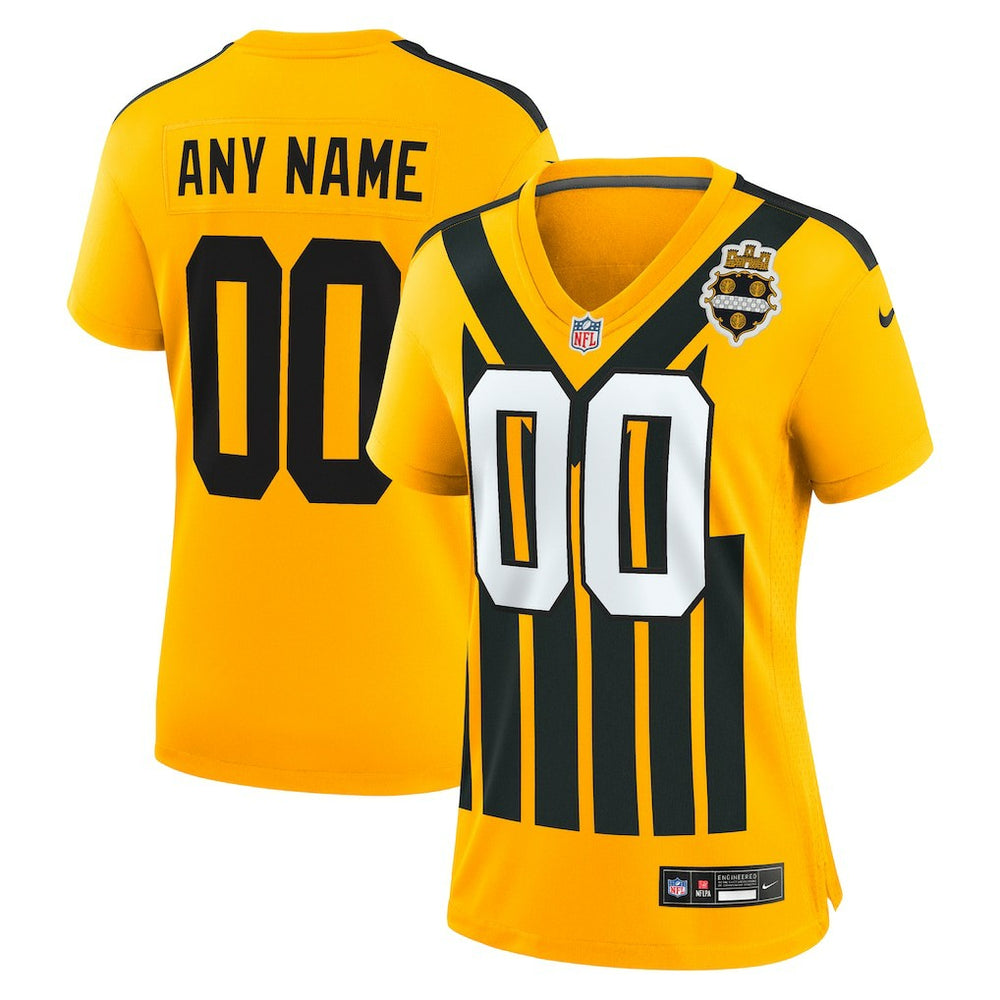 Pittsburgh Steelers Nike Women's Alternate 1933 Throwback Game Custom Jersey
