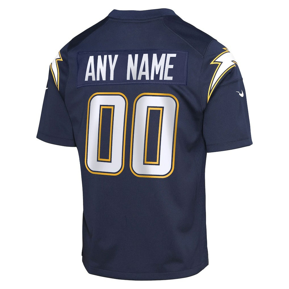 Los Angeles Chargers Nike Youth Alternate Super Chargers Game Custom Jersey
