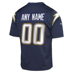 Los Angeles Chargers Nike Youth Alternate Super Chargers Game Custom Jersey