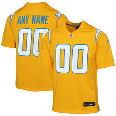 Los Angeles Chargers Nike Youth Alternate Charger Power Game Custom Jersey
