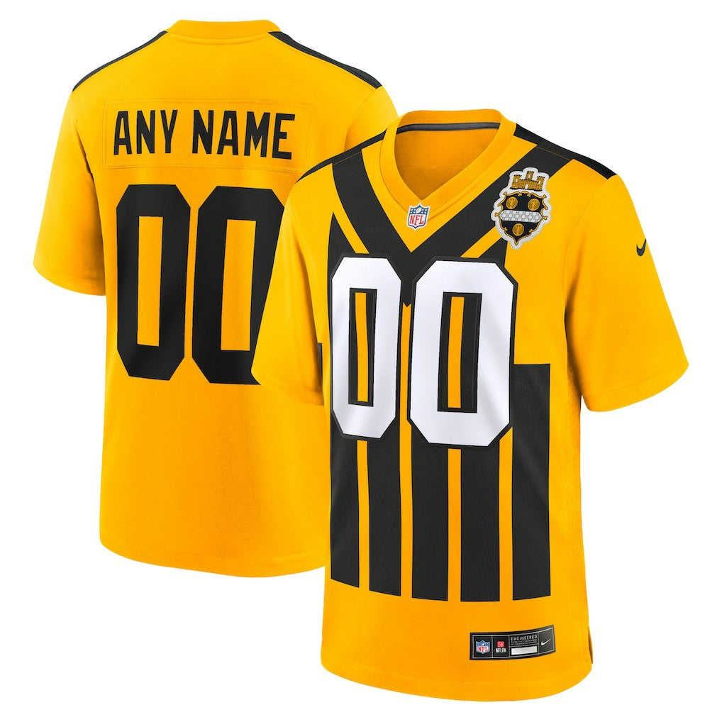 Pittsburgh Steelers Nike Youth Alternate 1933 Throwback Game Custom Jersey