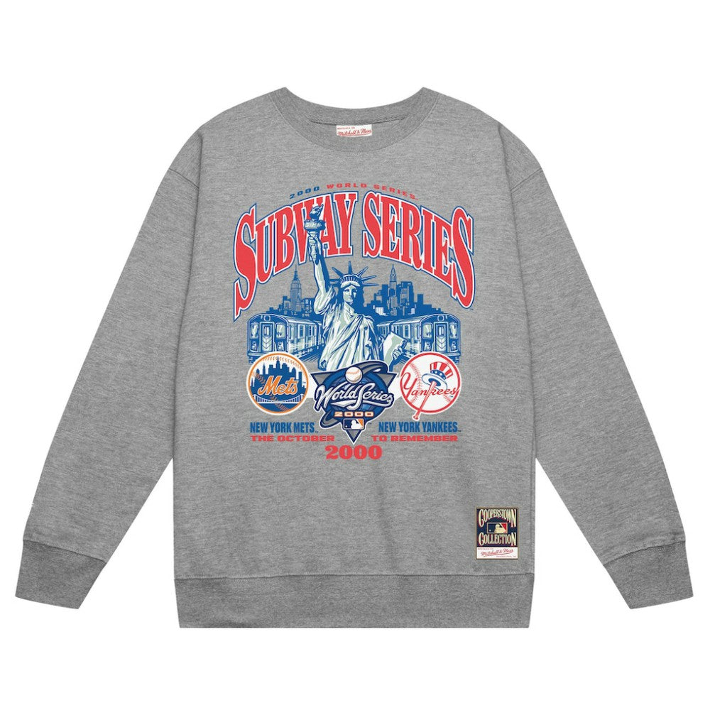 New York Yankees vs. New York Mets Mitchell & Ness 2000 World Series Pullover Sweatshirt | MLB Shop