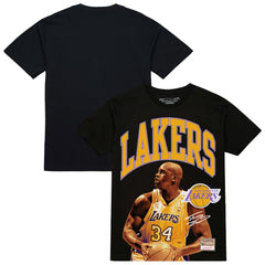 Shaquille O'Neal Los Angeles Lakers Hardwood Classics Player Arch T-Shirt For Sale