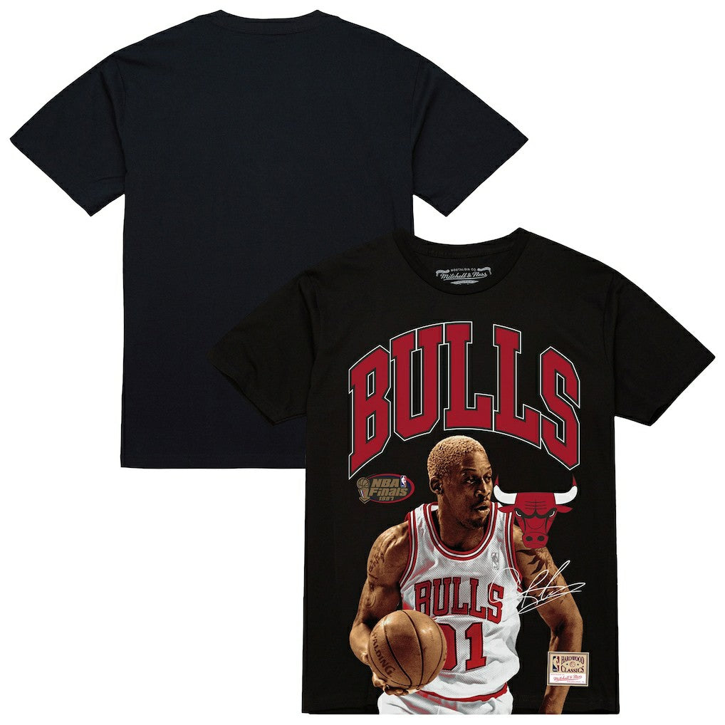 Dennis Rodman Chicago Bulls Hardwood Classics Player Arch T-Shirt sale Outlet