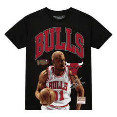 Dennis Rodman Chicago Bulls Hardwood Classics Player Arch T-Shirt sale Outlet