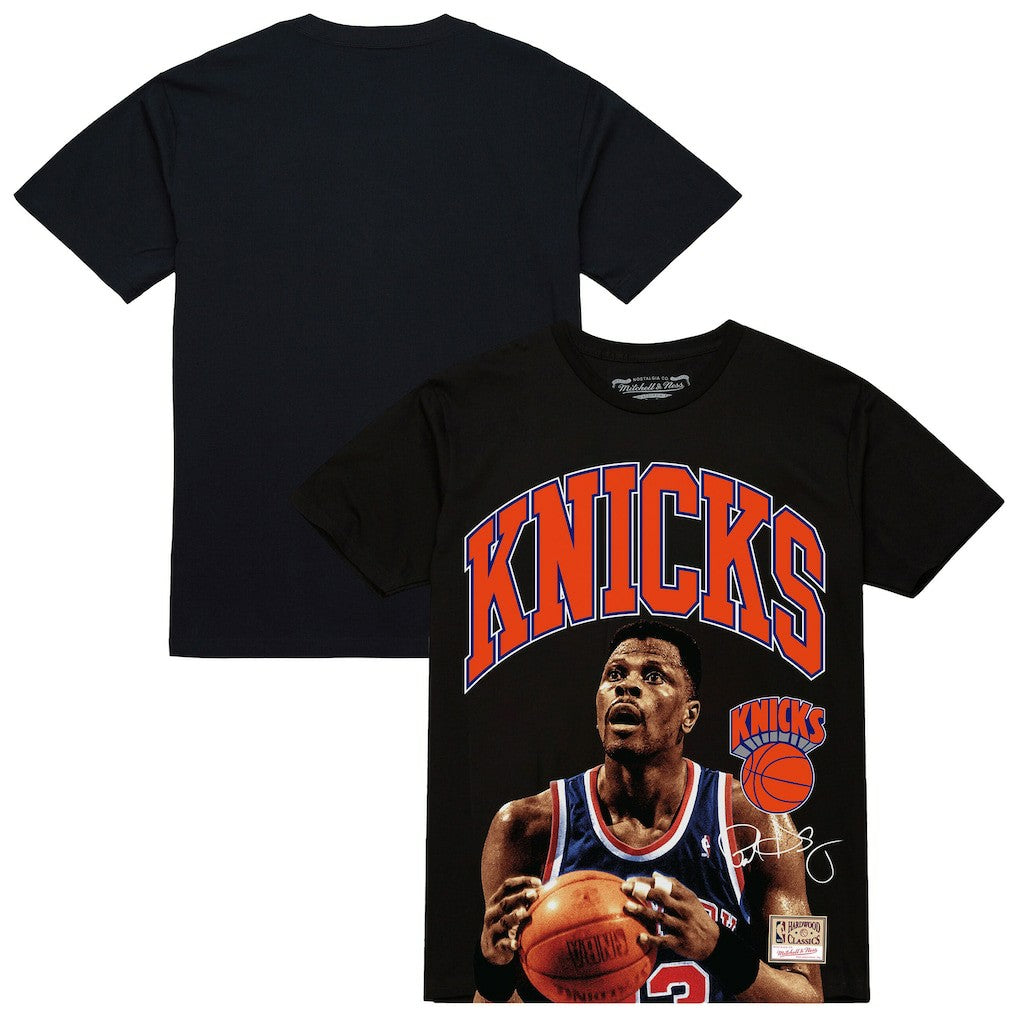 Patrick Ewing New York Knicks Hardwood Classics Player Arch T-Shirt Outlet