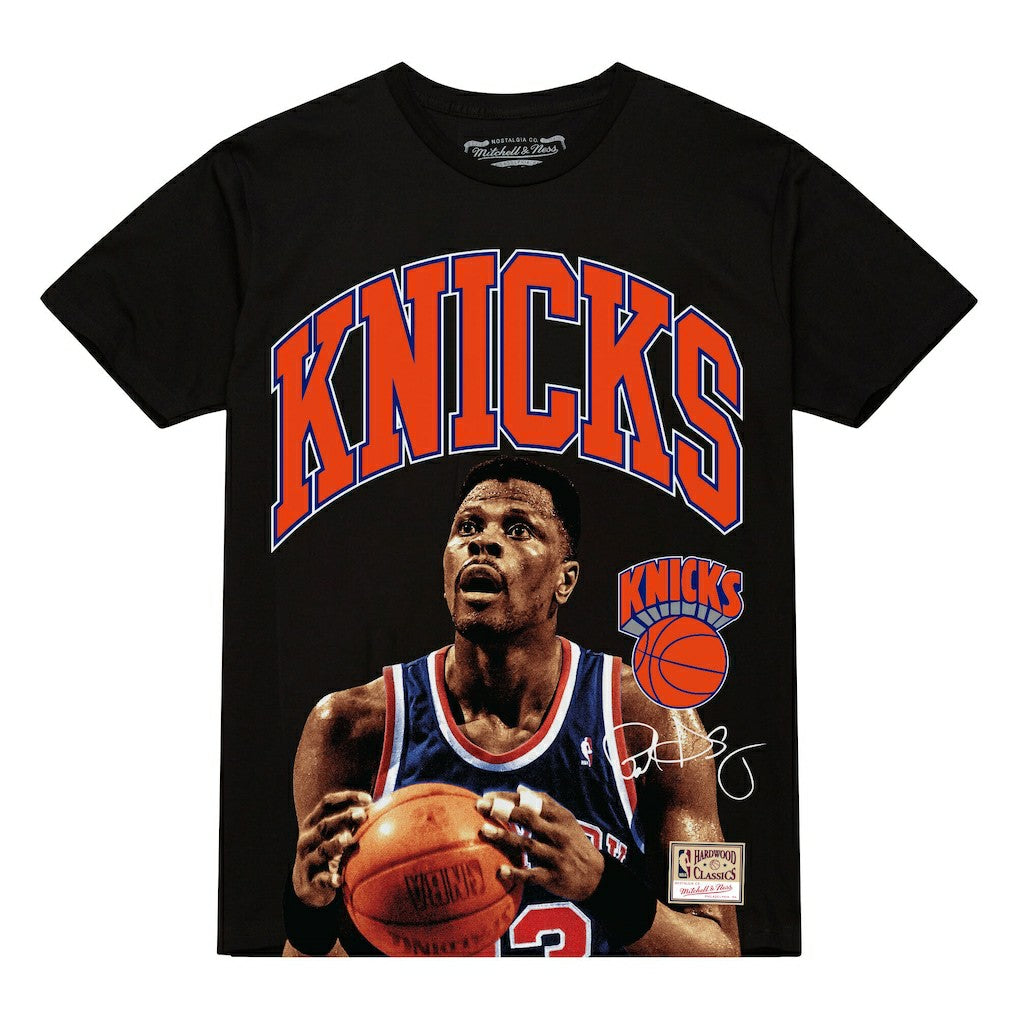 Patrick Ewing New York Knicks Hardwood Classics Player Arch T-Shirt Outlet