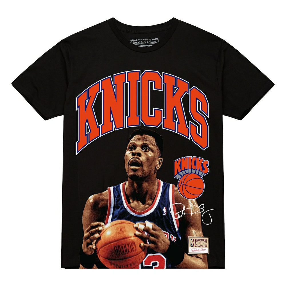 Patrick Ewing New York Knicks Hardwood Classics Player Arch T-Shirt Outlet