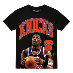 Patrick Ewing New York Knicks Hardwood Classics Player Arch T-Shirt Outlet