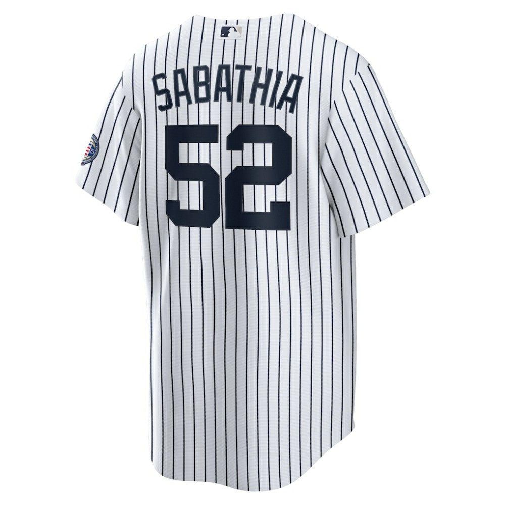 CC Sabathia New York Yankees Nike 2025 Baseball Hall of Fame Name & Number Retired Replica Jersey | MLB On Sale