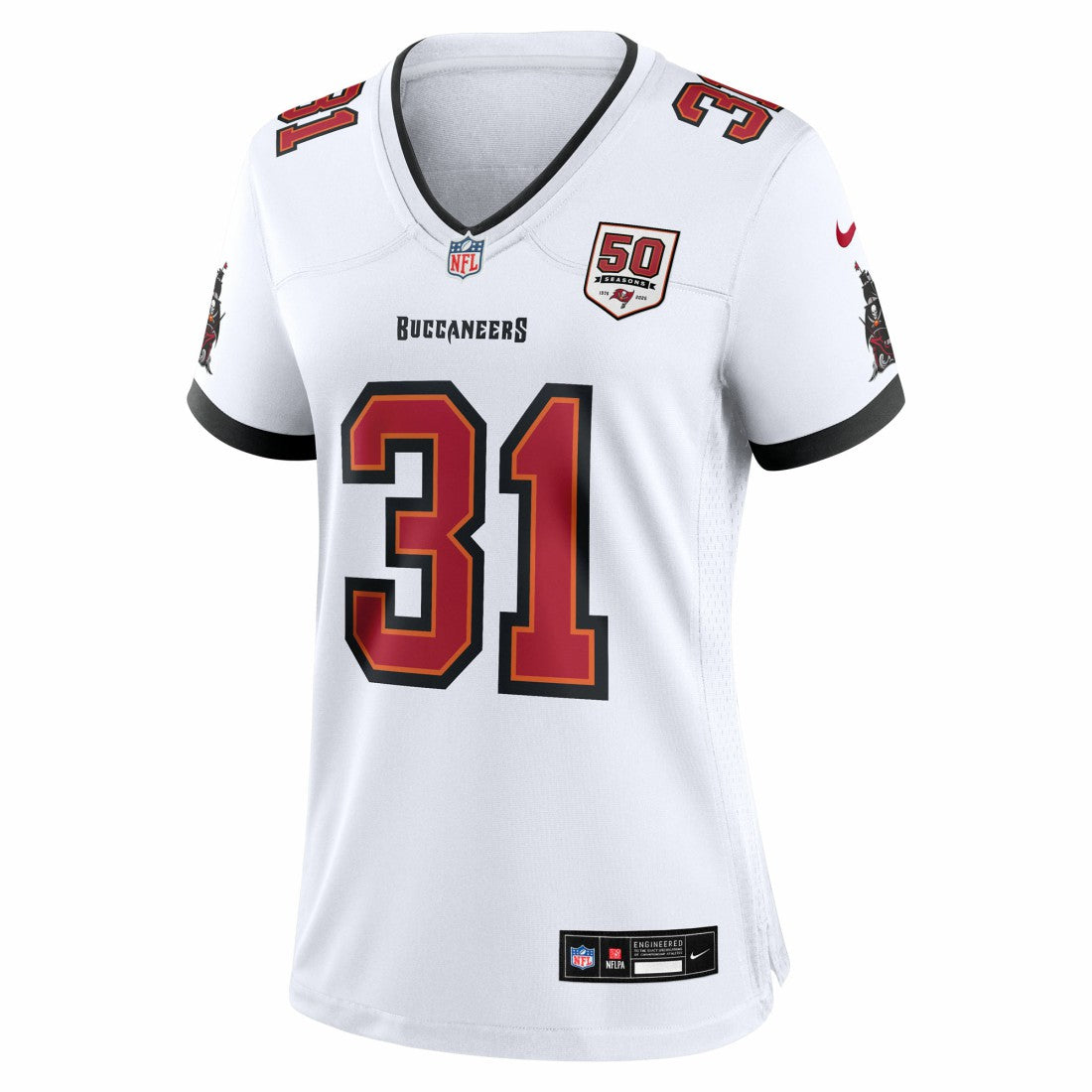 Tampa Bay Buccaneers Nike Antoine Winfield Jr.  Women's 50th Season Patch Game Jersey