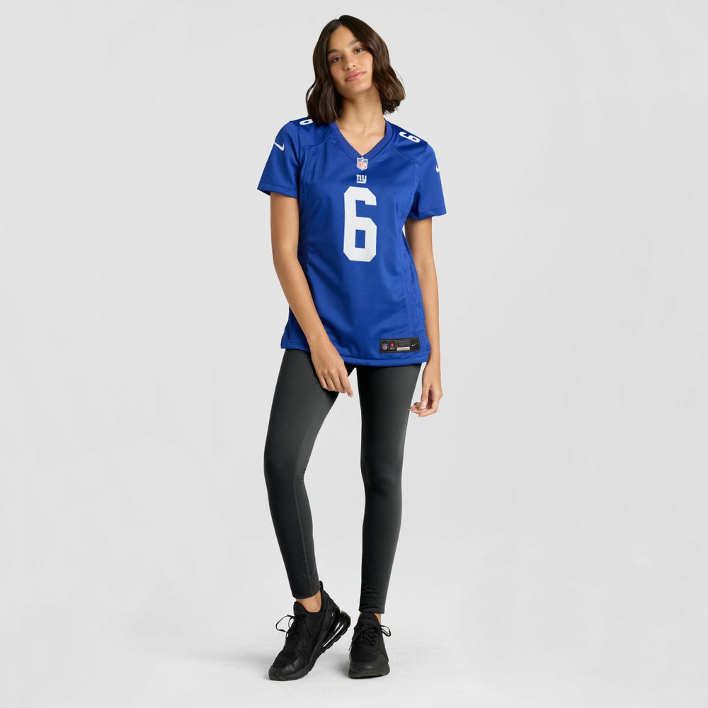New York Giants Nike Jaxson Dart  Women's Team Game Jersey
