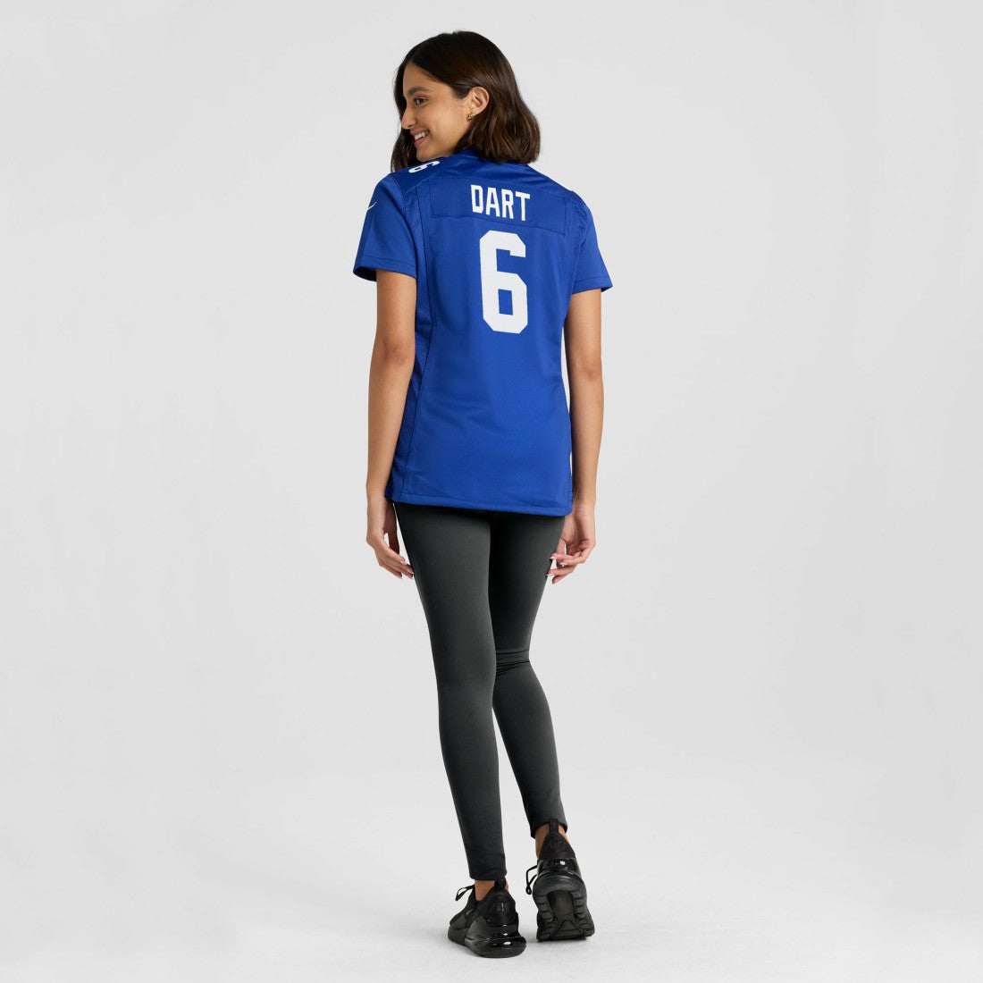 New York Giants Nike Jaxson Dart  Women's Team Game Jersey