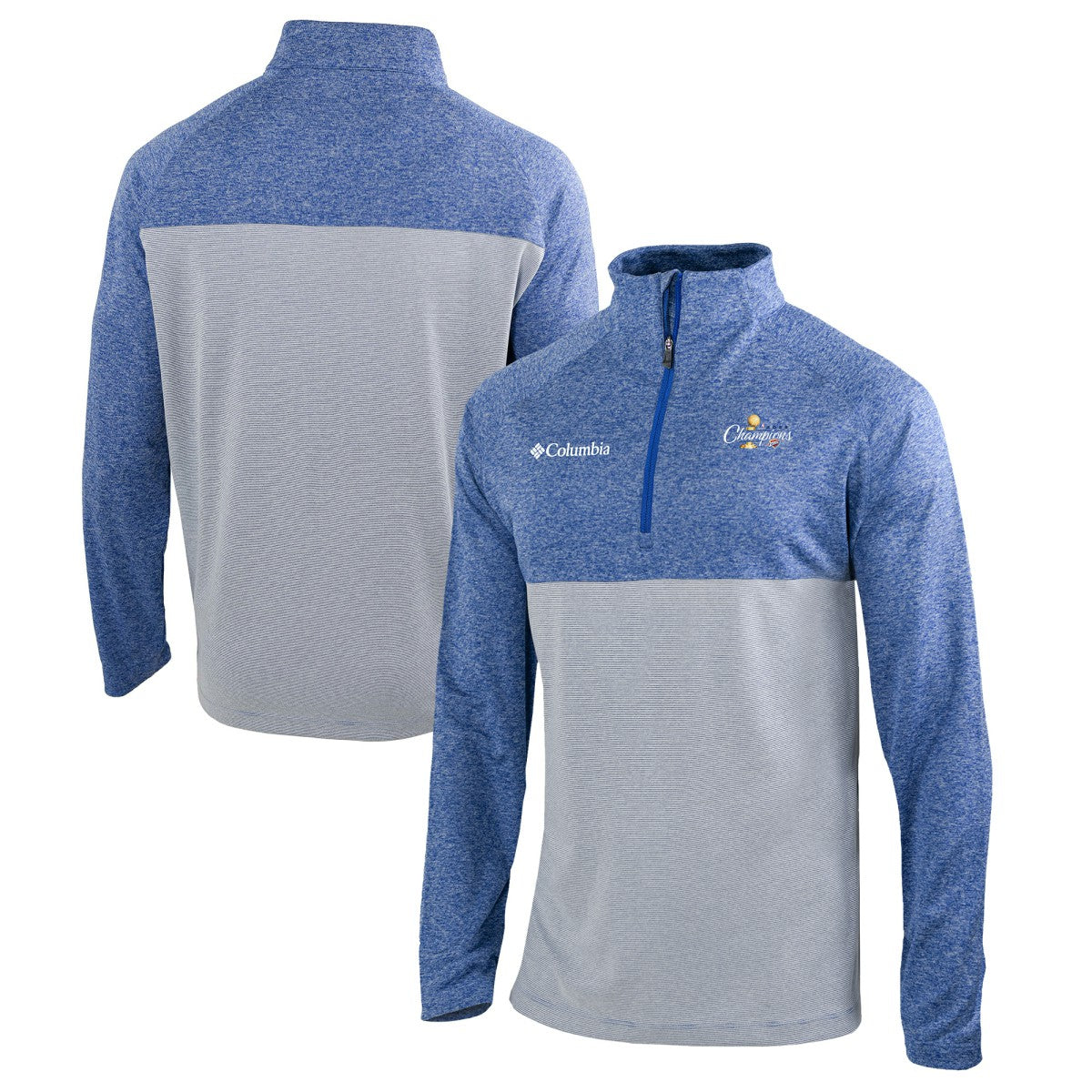 Oklahoma City Thunder 2025 NBA Finals Champions Rockin' It Raglan Omni-Wick Quarter-Zip Pullover Outlet