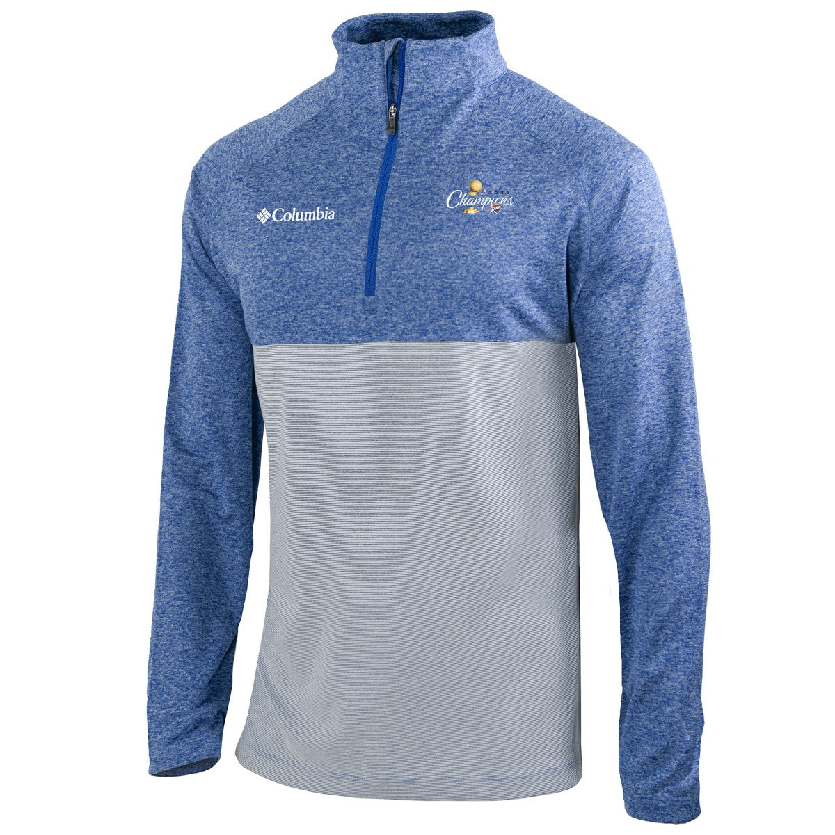 Oklahoma City Thunder 2025 NBA Finals Champions Rockin' It Raglan Omni-Wick Quarter-Zip Pullover Outlet