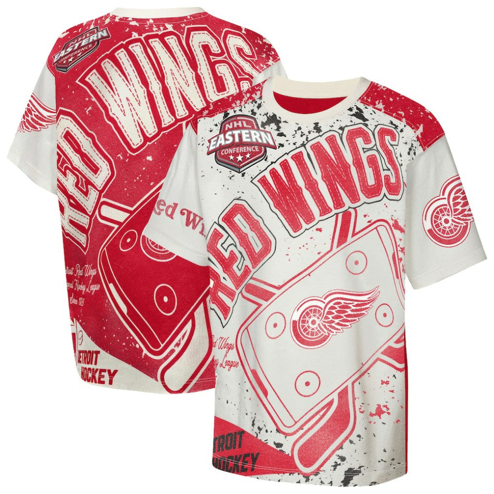 Detroit Red Wings Outerstuff Youth Top Player T-Shirt For Sale