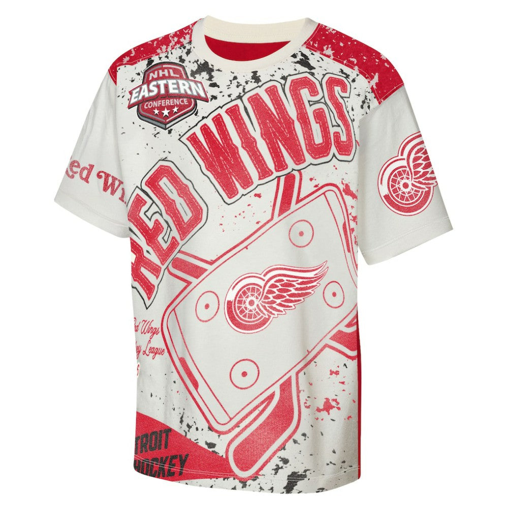 Detroit Red Wings Outerstuff Youth Top Player T-Shirt For Sale