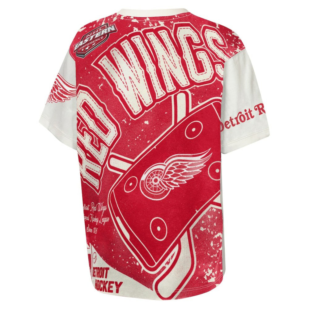 Detroit Red Wings Outerstuff Youth Top Player T-Shirt For Sale