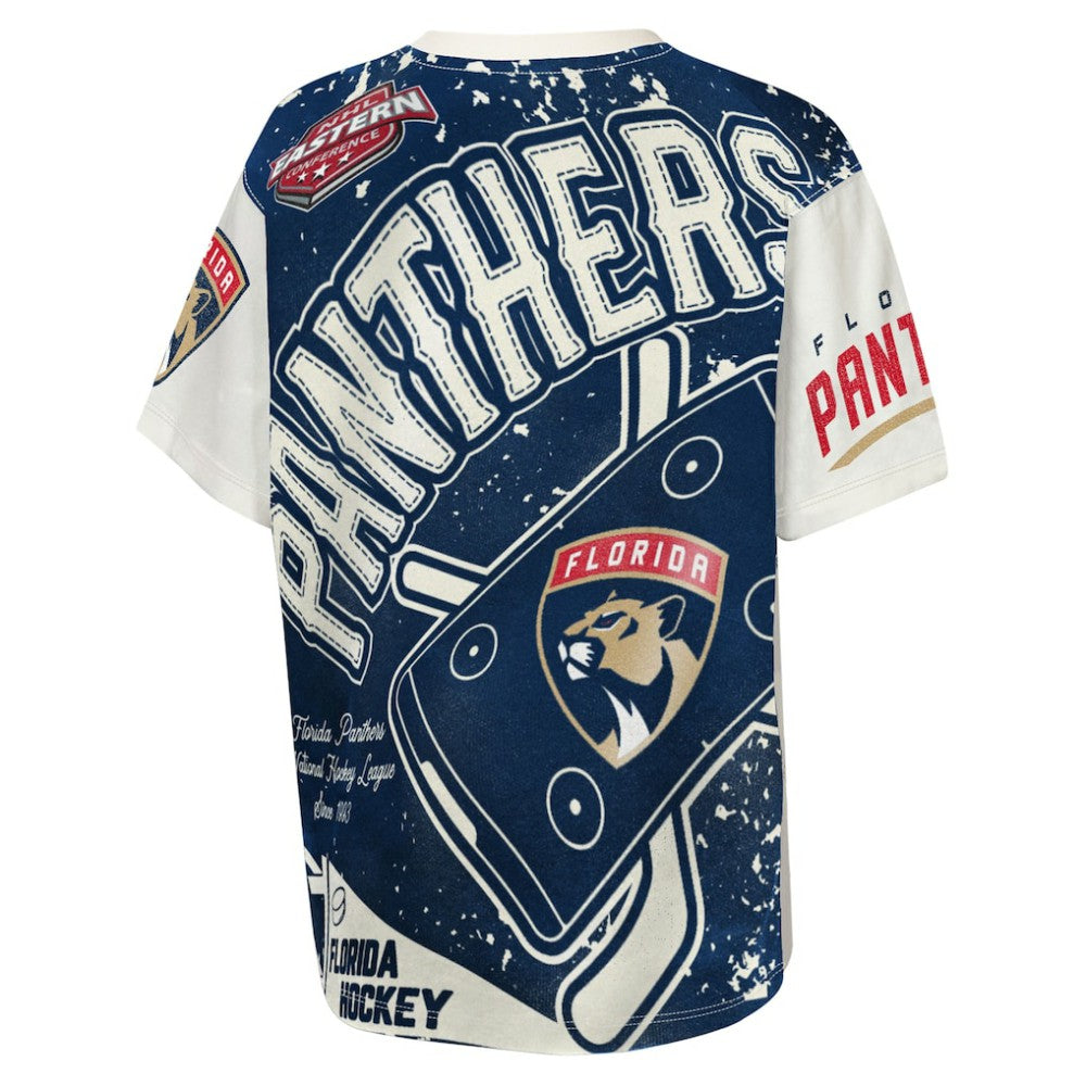 Florida Panthers Outerstuff Youth Top Player T-Shirt Outlet