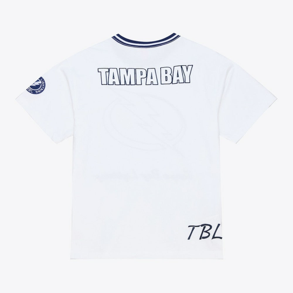 Tampa Bay Lightning Mitchell & Ness Arctic T-Shirt- White Discount