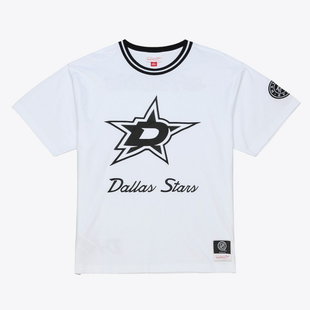 Dallas Stars Mitchell & Ness Arctic T-Shirt- White For Sale