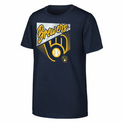 Milwaukee Brewers Outerstuff Youth Prime Plate T-Shirt | MLB Discount
