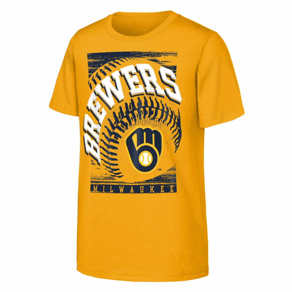 Milwaukee Brewers Outerstuff Youth Speed Pitch T-Shirt | MLB Online