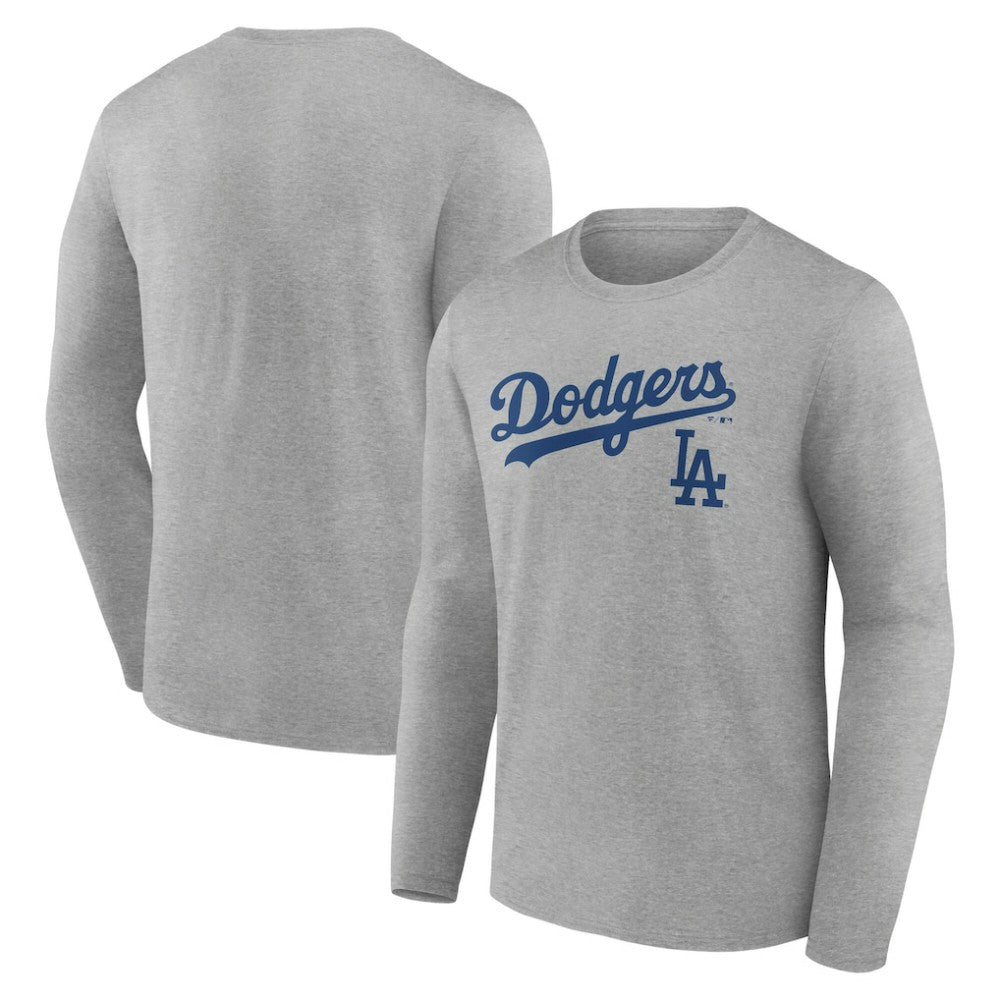 Los Angeles Dodgers Team Lockup Long Sleeve T-Shirt | MLB Shop