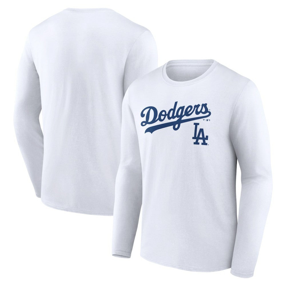 Los Angeles Dodgers Team Lockup Long Sleeve T-Shirt | MLB Outlet