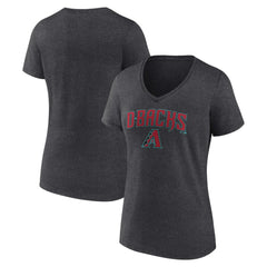 Arizona Diamondbacks Women's Team Lockup V-Neck T-Shirt | MLB Sale
