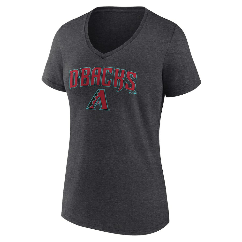 Arizona Diamondbacks Women's Team Lockup V-Neck T-Shirt | MLB Sale