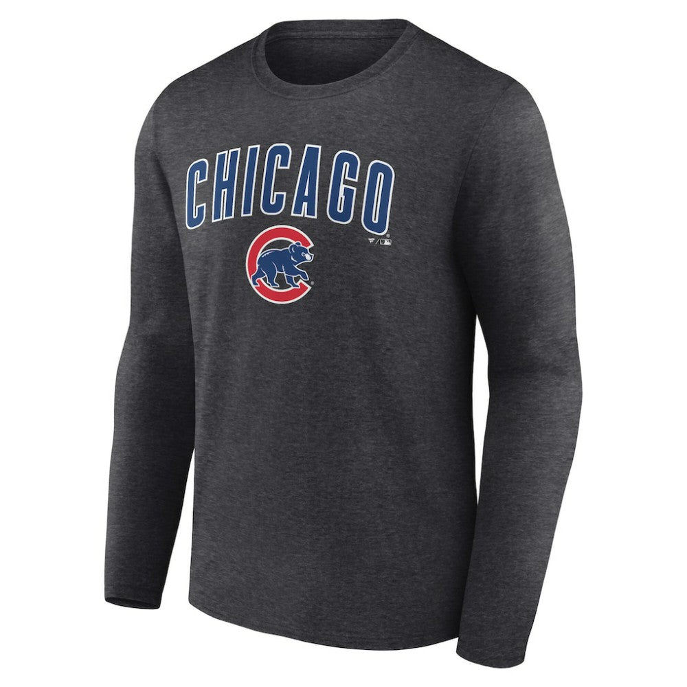 Chicago Cubs Team Lockup Long Sleeve T-Shirt | MLB Near me