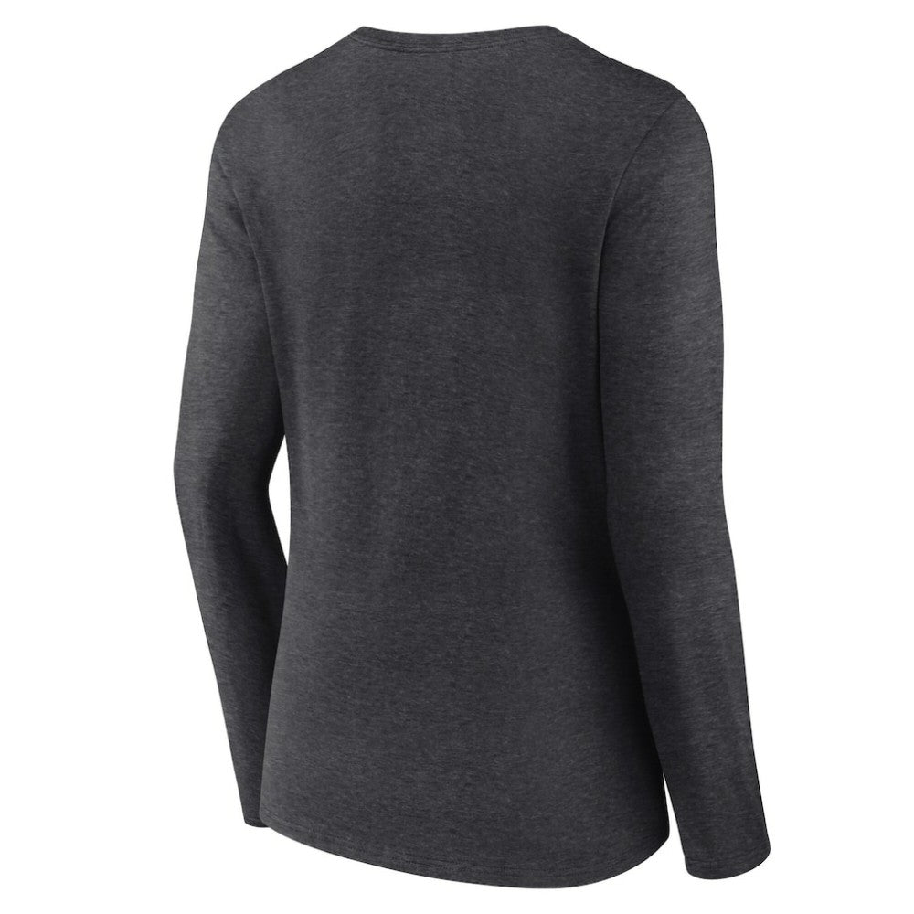 Chicago Cubs Women's Team Lockup Long Sleeve V-Neck T-Shirt | MLB Outlet
