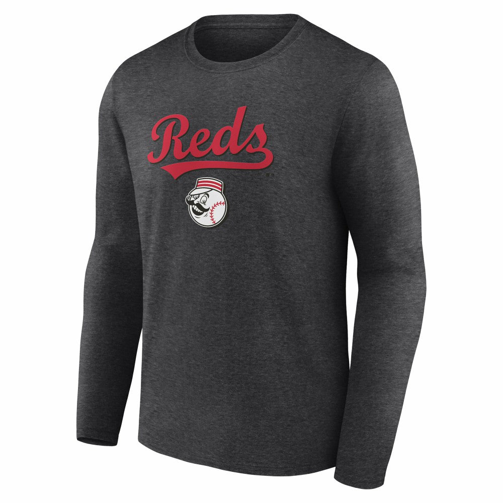 Cincinnati Reds Team Lockup Long Sleeve T-Shirt | MLB For sale