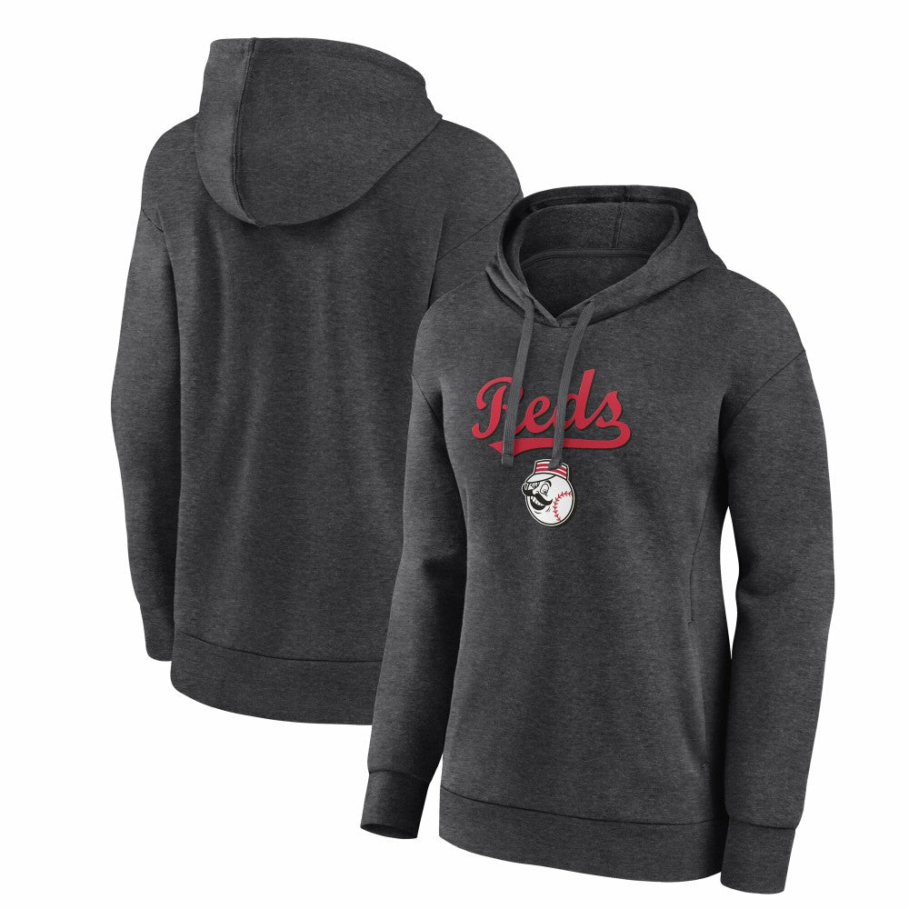 Cincinnati Reds Women's Team Lockup Hoodie | MLB Discount