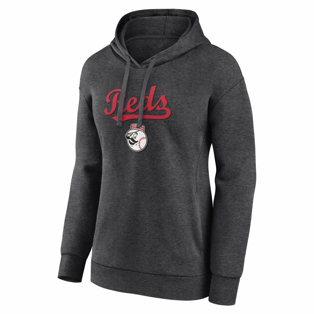 Cincinnati Reds Women's Team Lockup Hoodie | MLB Discount