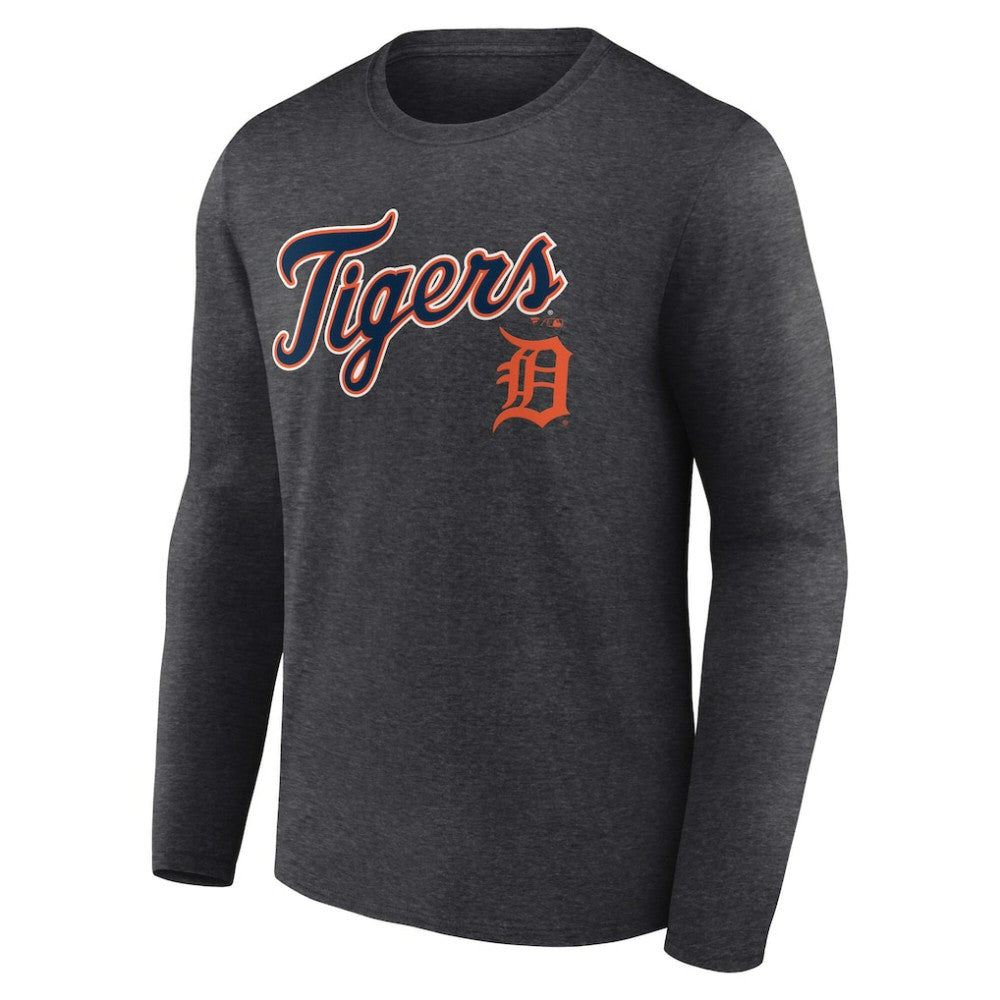 Detroit Tigers Team Lockup Long Sleeve T-Shirt | MLB Outlet