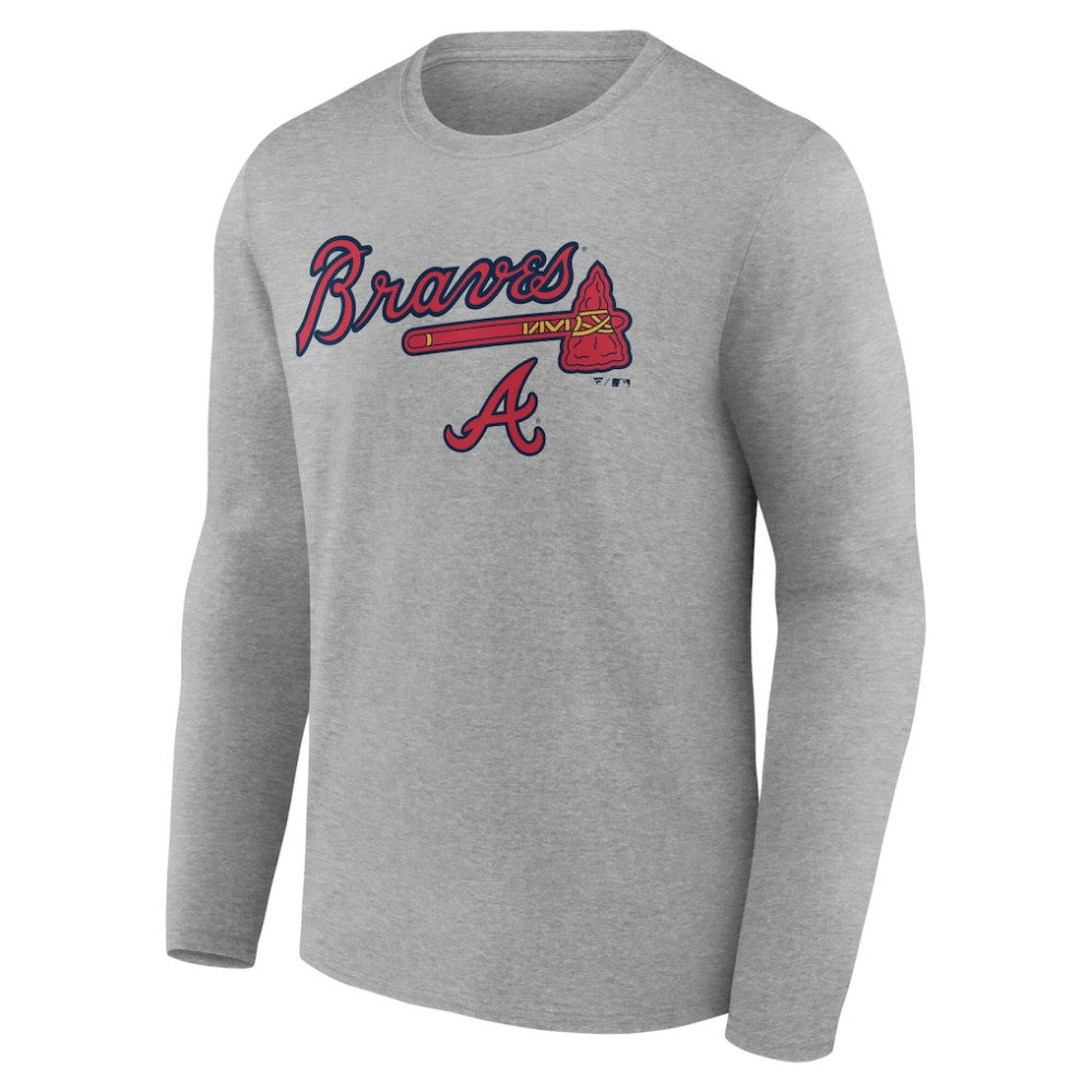 Atlanta Braves Team Lockup Long Sleeve T-Shirt | MLB Online