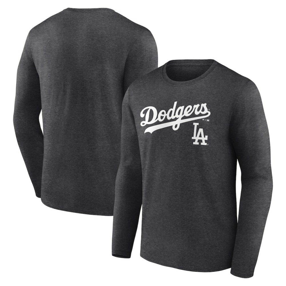 Los Angeles Dodgers Team Lockup Long Sleeve T-Shirt | MLB Outlet