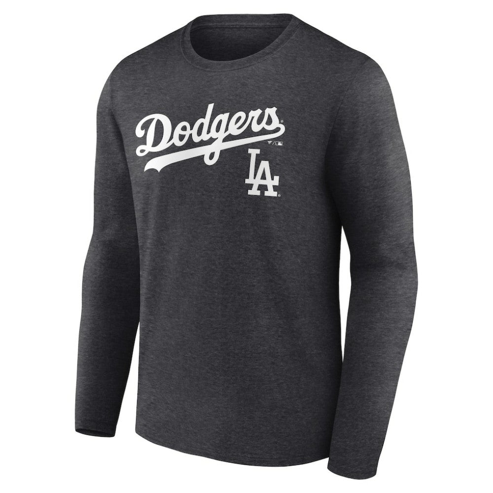 Los Angeles Dodgers Team Lockup Long Sleeve T-Shirt | MLB Outlet