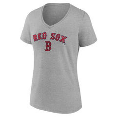 Boston Red Sox Women's Team Lockup V-Neck T-Shirt | MLB Shop