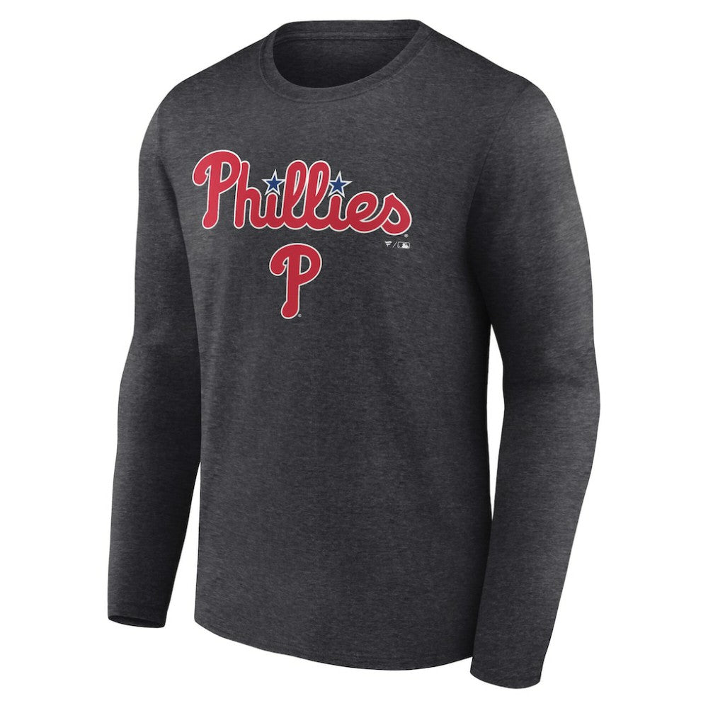 Philadelphia Phillies Team Lockup Long Sleeve T-Shirt | MLB US