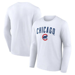 Chicago Cubs Team Lockup Long Sleeve T-Shirt | MLB Online