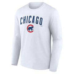 Chicago Cubs Team Lockup Long Sleeve T-Shirt | MLB Online