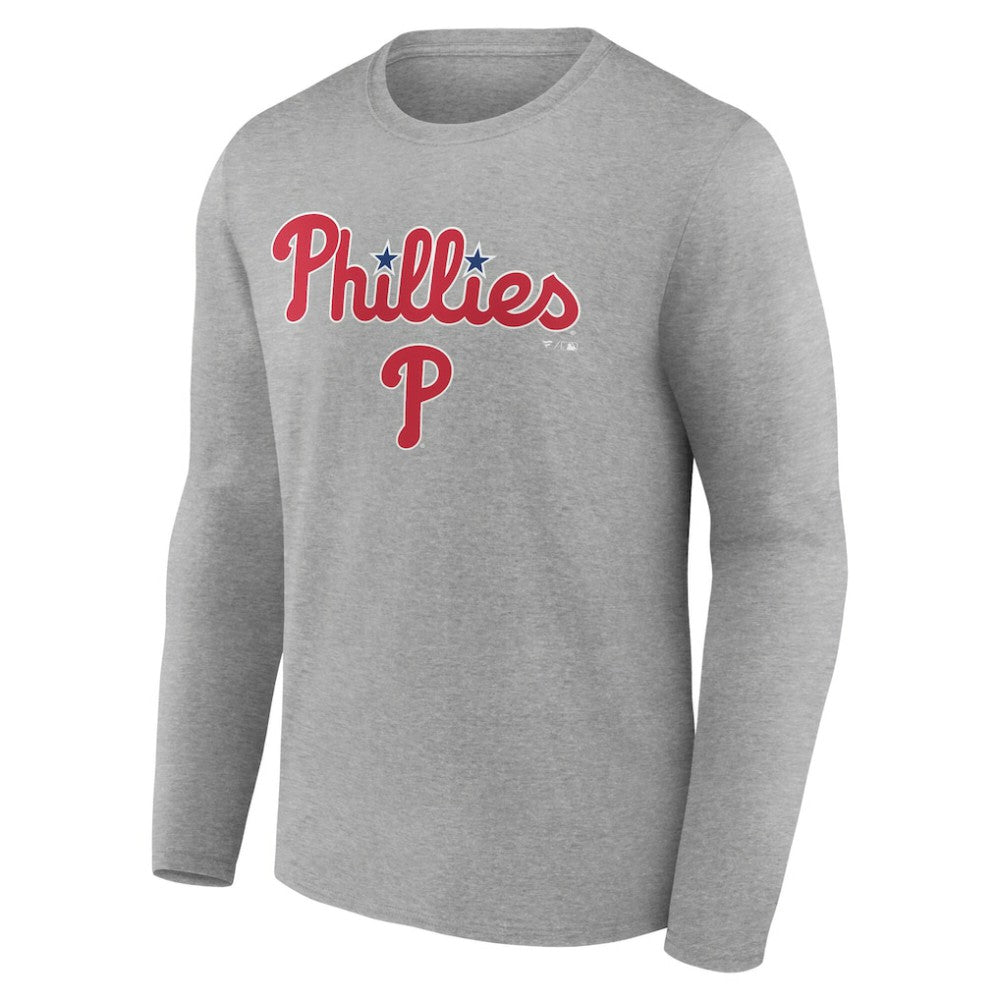Philadelphia Phillies Team Lockup Long Sleeve T-Shirt | MLB Shop