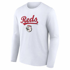 Cincinnati Reds Team Lockup Long Sleeve T-Shirt | MLB For sale